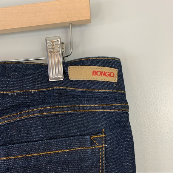 Bongo Reversible Jeans Snake Skin Dark Wash Blue Skinny 34 - Picture 11 of 11